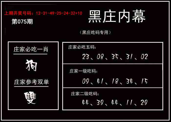 075期黑庄内幕[图]